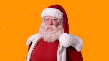 Santa Claus Thumbs Up GIF by benniesolo